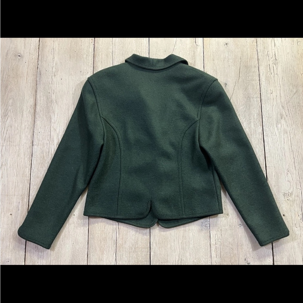 Giesswein Wool Jacket Women’s Green Blazer Size U.S. 6 - Picture 5 of 9